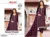 MA 181 By Bipson Fox Georgette Embroidery Online Dress Material Wholesale
